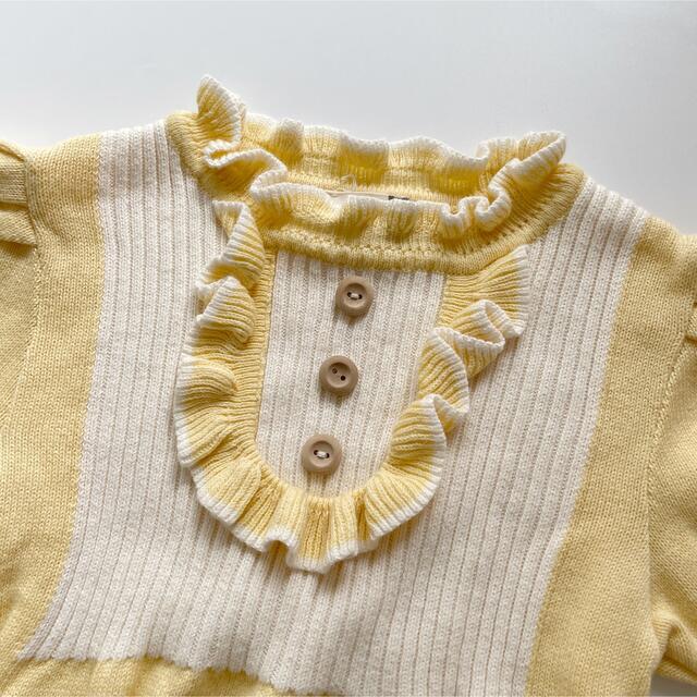 Caramel baby&child (キャラメルベビー&チャイルド)のkalinka 2-4y Yellow キッズ/ベビー/マタニティのキッズ服女の子用(90cm~)(ニット)の商品写真