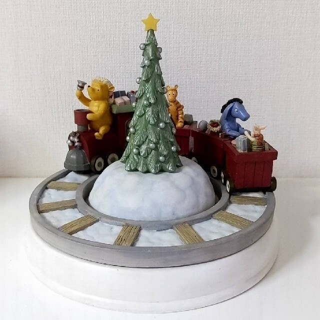 通販売 クラシックプー MICHEL&Co 置物 クリスマス オルゴール 汽車