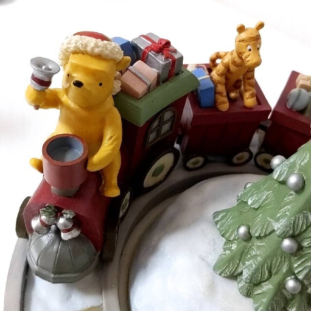 クラシックプー MICHEL&Co 置物 クリスマス オルゴール 汽車 | www