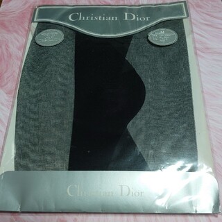 クリスチャンディオール(Christian Dior)の新品・Christian Dior・黒ストッキング(タイツ/ストッキング)