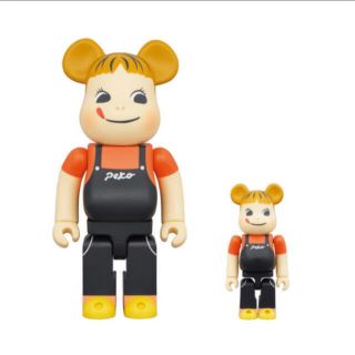 ベアブリック(BE@RBRICK)のベアブリックBE@RBRICK ペコちゃん　コーヒーミルキー 100％&400%(その他)