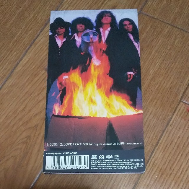 BURN THE YELLOW MONKEY シングルcd  イエローモンキー エンタメ/ホビーのCD(ポップス/ロック(邦楽))の商品写真