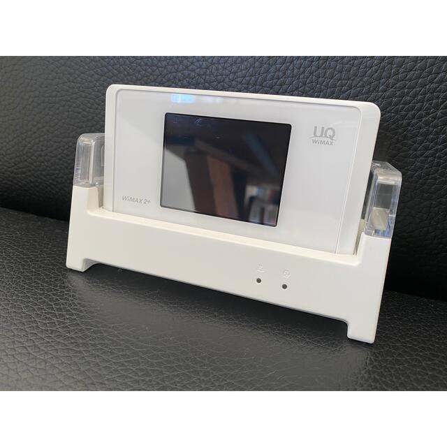 NEC(エヌイーシー)のWX05 モバイルWi-Fi クレードル付き スマホ/家電/カメラのスマートフォン/携帯電話(その他)の商品写真