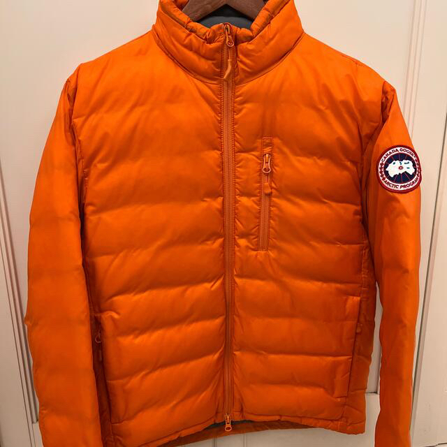 CANADA GOOSE(カナダグース)のカナダグース　ロッジ　ジャケット　ダウン　アウトドア　サンセットオレンジ　xs メンズのジャケット/アウター(ダウンジャケット)の商品写真