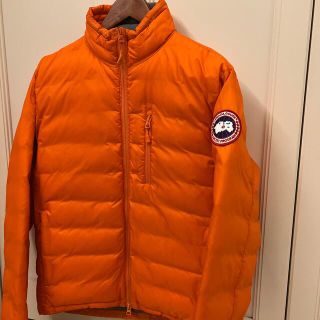 カナダグース(CANADA GOOSE)のカナダグース　ロッジ　ジャケット　ダウン　アウトドア　サンセットオレンジ　xs(ダウンジャケット)