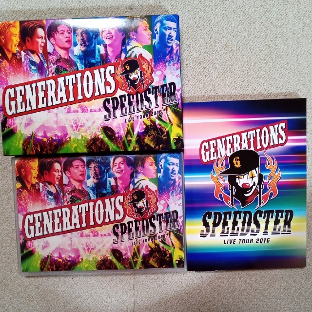 GENERATIONS(ジェネレーションズ)のgenerations speedster live DVD エンタメ/ホビーのDVD/ブルーレイ(ミュージック)の商品写真