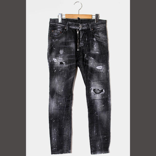 21AW DSQUARED2 ペイント加工 デニムパンツ ジーンズ 42 黒 デニム+ジーンズ - maquillajeenoferta.com 21AW DSQUARED2 ペイント加工 デニムパンツ ジーンズ 42 黒 デニム+ジーンズ - maquillajeenoferta.com