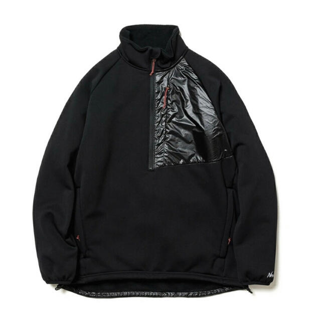 NANGA(ナンガ)のnanga CORDURA FLEECE HALF ZIP TOPS 未使用　S メンズのトップス(スウェット)の商品写真