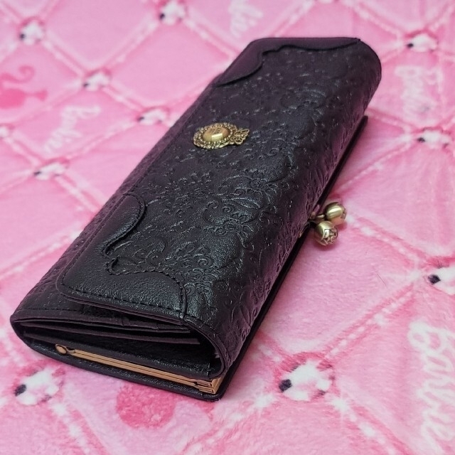 ANNA SUI(アナスイ)のアナスイ財布ブラック★新品ヴィンテージローズ長財布 レディースのファッション小物(財布)の商品写真