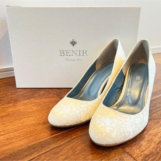 ☆値下げ☆ベニル ウェディングシューズ 24.5cm BENIR サイズ38 の通販 ...