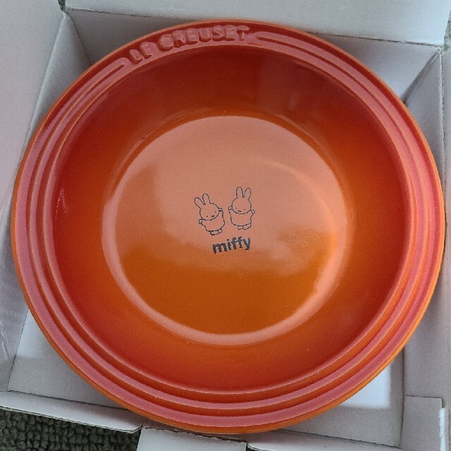 スタルの▱ LE CREUSET - 新品ル・クルーゼミッフィーオレンジラウンド