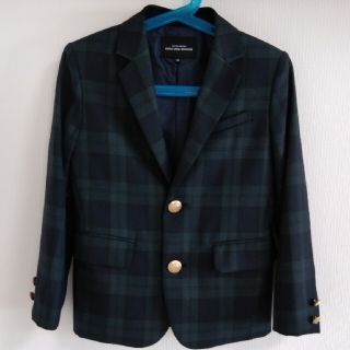 ユナイテッドアローズグリーンレーベルリラクシング(UNITED ARROWS green label relaxing)の【美品】グリーンレーベルリラクシング ブラックウォッチジャケット 125cm(ジャケット/上着)