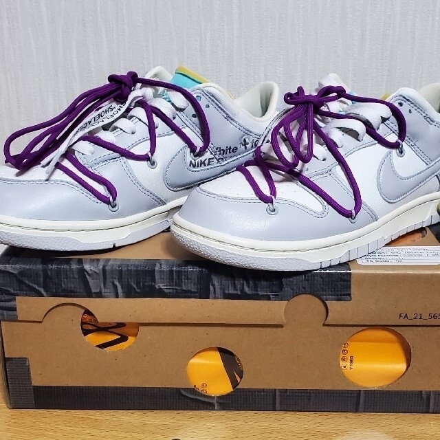 NIKE DUNK LOW×off-white lot21