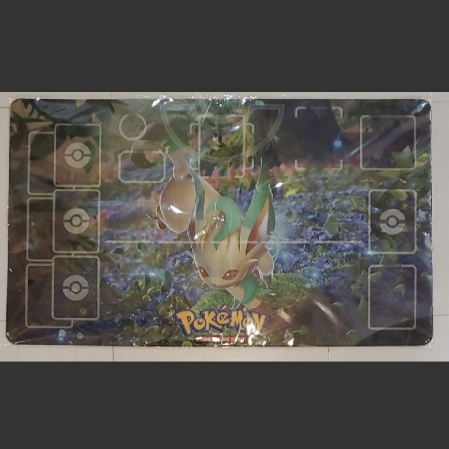 ダブル/ミストブルー ポケモンカードゲーム リーフィア プレイマット
