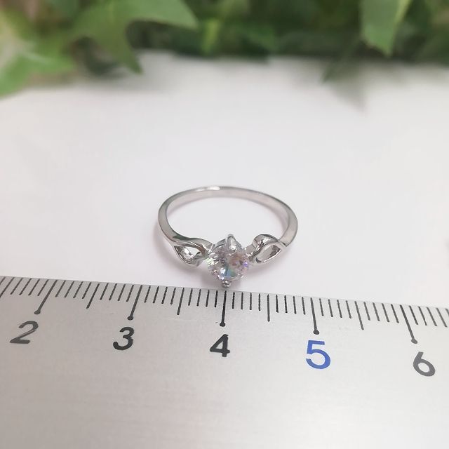 TOTO13007番、一粒石リングczダイヤモンドリング13号リング レディースのアクセサリー(リング(指輪))の商品写真