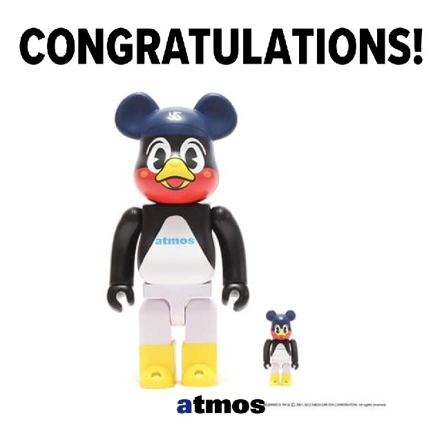 エンタメ/ホビーBE@RBRICK atmos × Tokyo Yakult Swallows