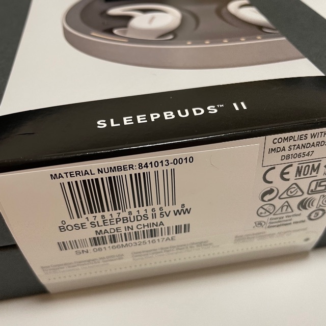 BOSE(ボーズ)の【値下げ】【新品】BOSE SLEEPBUDS™ II スマホ/家電/カメラのオーディオ機器(その他)の商品写真