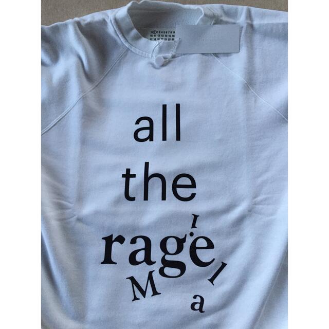 白M新品 メゾン マルジェラ all the rage スウェット シャツ