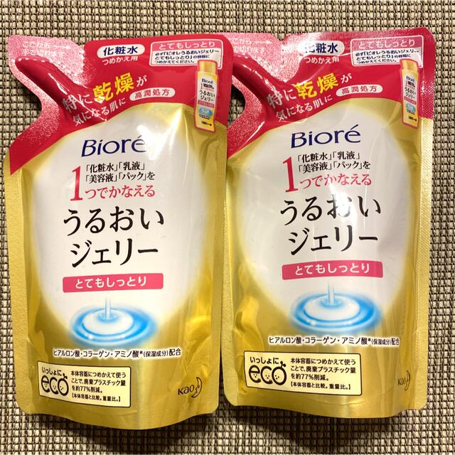 Biore(ビオレ)の花王 ビオレ うるおいジェリー とてもしっとり つめかえ用 160ml×2 コスメ/美容のスキンケア/基礎化粧品(化粧水/ローション)の商品写真