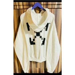 オフホワイト(OFF-WHITE)のジョンハン♥希少♥美品♥オフホワイト♥イーストランド♥クロスアロー♥パーカー♥(パーカー)