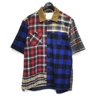 サカイ(sacai)のサカイの2021SS「Flannel Plaid Mix Shirt」sacai(シャツ)