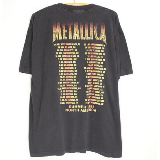 FEAR OF GOD(フィアオブゴッド)のメタリカ　Tシャツ　XL メンズのトップス(Tシャツ/カットソー(半袖/袖なし))の商品写真