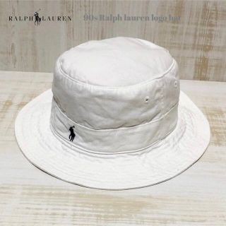 ラルフローレン(Ralph Lauren)の＊4793 青タグ　ralph lauren ラルフローレン　バケット　ハット(ハット)