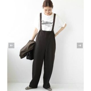 ジャーナルスタンダード(JOURNAL STANDARD)の【美品】relume ウォッシャブルツイードサロペットパンツ(サロペット/オーバーオール)