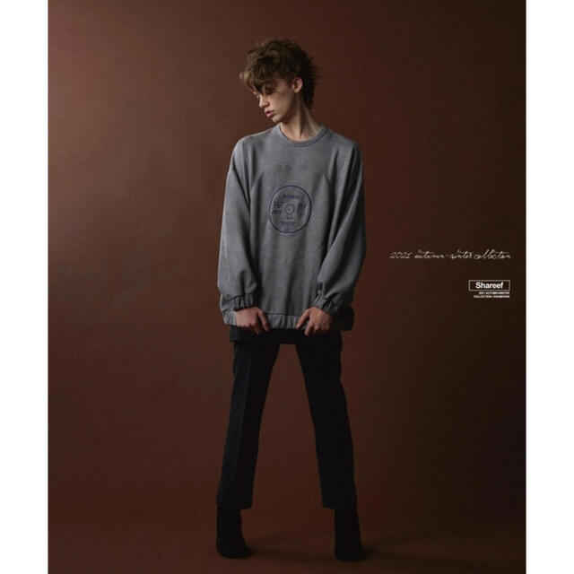 SHAREEF(シャリーフ)のSHAREEF シャリーフ　RECORD' MICRO SUEDE SWEAT メンズのトップス(スウェット)の商品写真