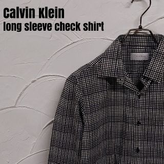 カルバンクライン(Calvin Klein)のCalvin Klein/カルバンクライン モノトーン タータンチェック シャツ(シャツ)