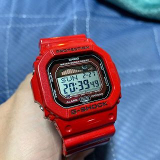 カシオ(CASIO)のCASIO G-SHOCK 腕時計 GLX-5600 G-LIDE 希少レッド(腕時計(デジタル))