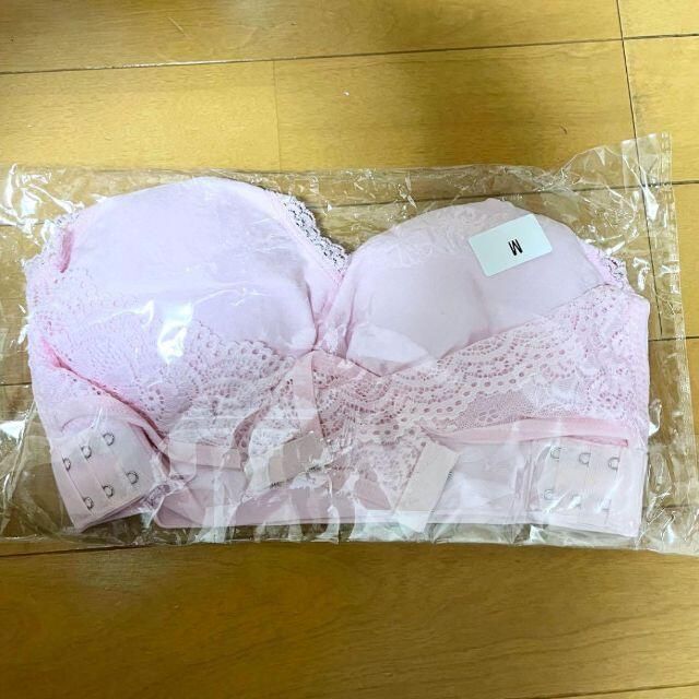 ナイトブラ 育乳ブラ ノンワイヤー ピンク レディースの下着/アンダーウェア(ブラ)の商品写真