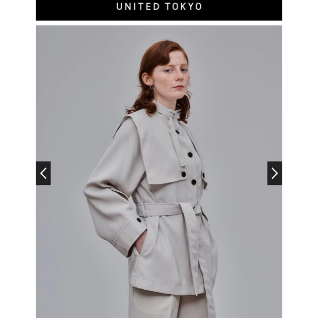 STUDIOUS(ステュディオス)のほぼ新品！UNITED TOKYO スプリングコート レディースのジャケット/アウター(スプリングコート)の商品写真