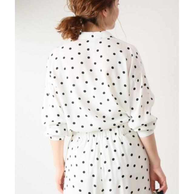 Spick & Span - 未使用 Spick and Span ドットプリントシャツの通販 by ...
