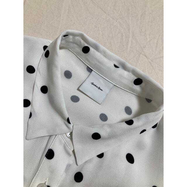Spick & Span - 未使用 Spick and Span ドットプリントシャツの通販 by ...