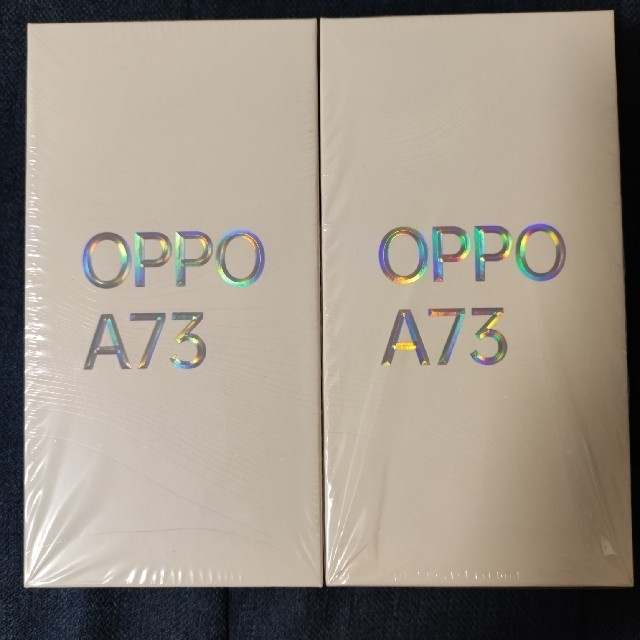 【新品】OPPO A73 SIMフリー ネービーブルー 2台セット