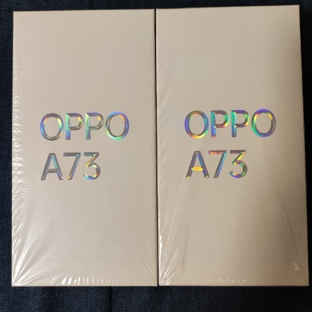 【新品】OPPO A73 SIMフリー ネービーブルー 2台セットの通販 by じゃき's shop｜ラクマ