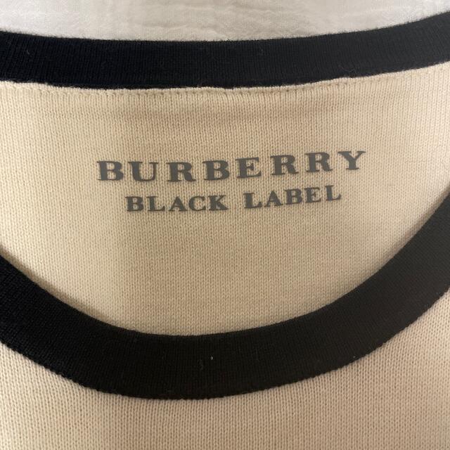 BURBERRY BLACK LABEL(バーバリーブラックレーベル)の値下げしました！Burberry バーバリー ボーダー薄手ニット メンズのトップス(ニット/セーター)の商品写真