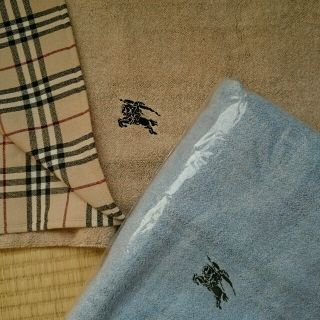 バーバリー(BURBERRY)の新品シールつき バーバリー バスタオル(タオル/バス用品)