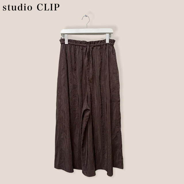 STUDIO CLIP(スタディオクリップ)のsale【studio CLIP】パンツ　ブラウン　スタディオクリップ レディースのパンツ(その他)の商品写真