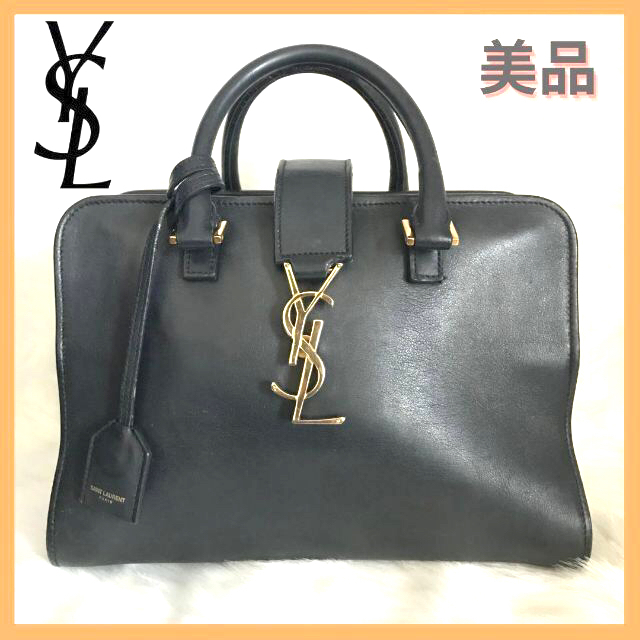 Saint Laurent - 【美品】YSL サンローラン ベイビーカバス ブラック