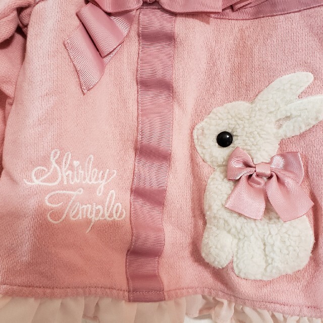 Shirley Temple(シャーリーテンプル)のシャーリーテンプル　うさぎ　トレーナー キッズ/ベビー/マタニティのキッズ服女の子用(90cm~)(Tシャツ/カットソー)の商品写真