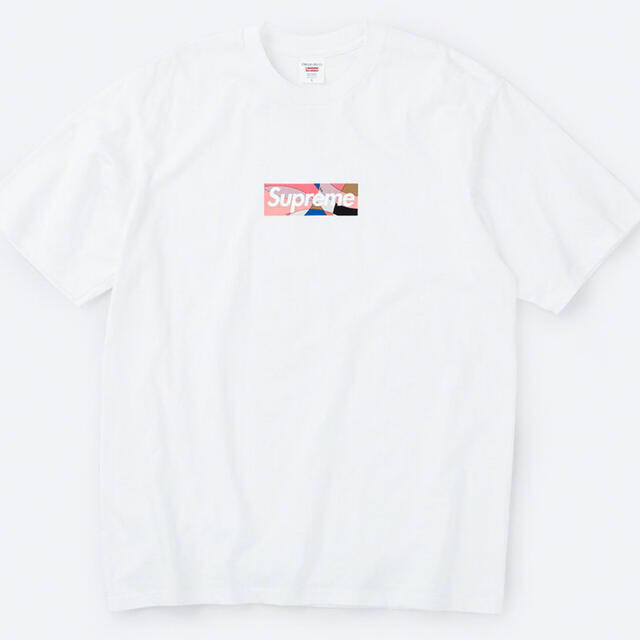 Supreme(シュプリーム)のMサイズ Supreme Emilio Pucci Box Logo Tee メンズのトップス(Tシャツ/カットソー(半袖/袖なし))の商品写真