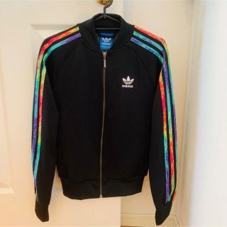 アディダス(adidas)のadidas originalsアディダス ジャケット　LGBTレインボーライン(ジャージ)