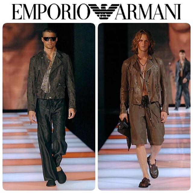 Emporio Armani(エンポリオアルマーニ)の06SS エンポリオアルマーニ 最高級アンティークレザースタンドカラーライダース メンズのジャケット/アウター(レザージャケット)の商品写真