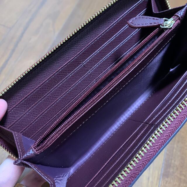 COACH - おまとめ割 ショプバ・箱付き 長財布 ワインレッド エナメルの
