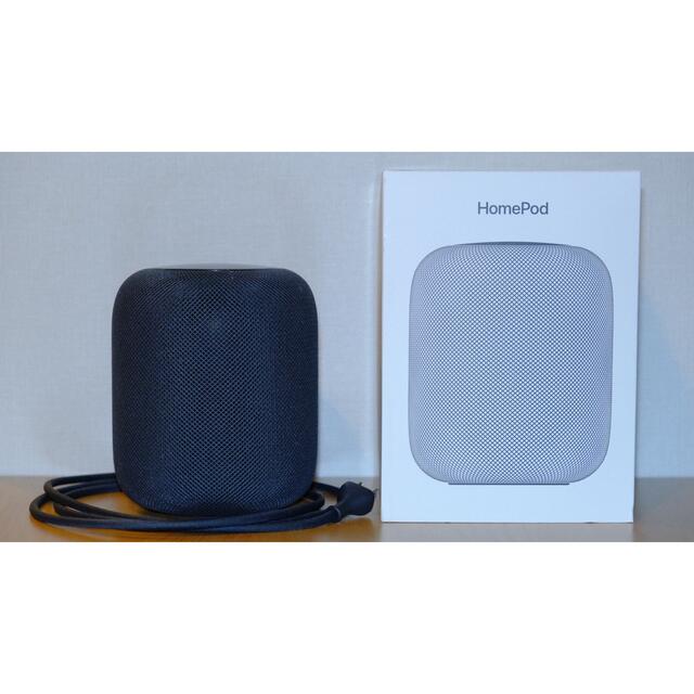 APPLE スマートスピーカー HomePod スペースグレー-