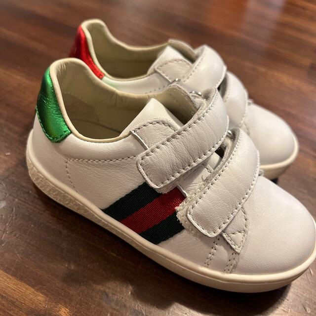 Gucci(グッチ)のGUCCI キッズスニーカー 14cm(22.13.9cm) キッズ/ベビー/マタニティのベビー靴/シューズ(~14cm)(スニーカー)の商品写真