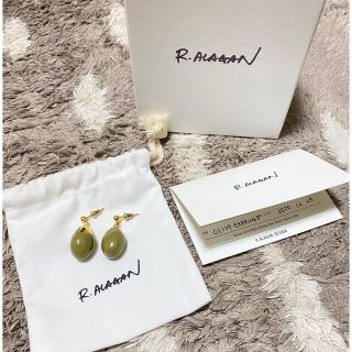 TOMORROWLAND - R.ALAGAN OLIVE EARRING ララガン オリーブピアスの