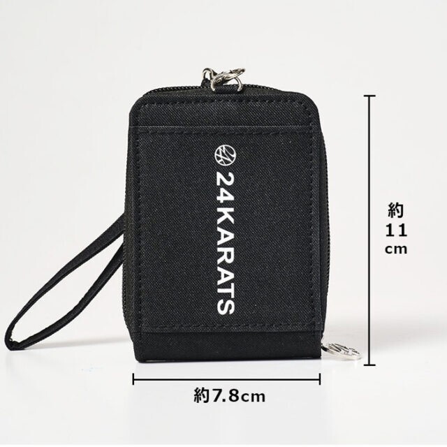 24karats(トゥエンティーフォーカラッツ)のsmart スマート 3月号付録 24KARATS  じゃばら収納ミニ財布 メンズのファッション小物(折り財布)の商品写真